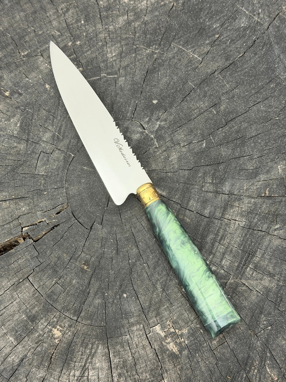6" Utility Knife, Custom Block, SS440 - 150mm