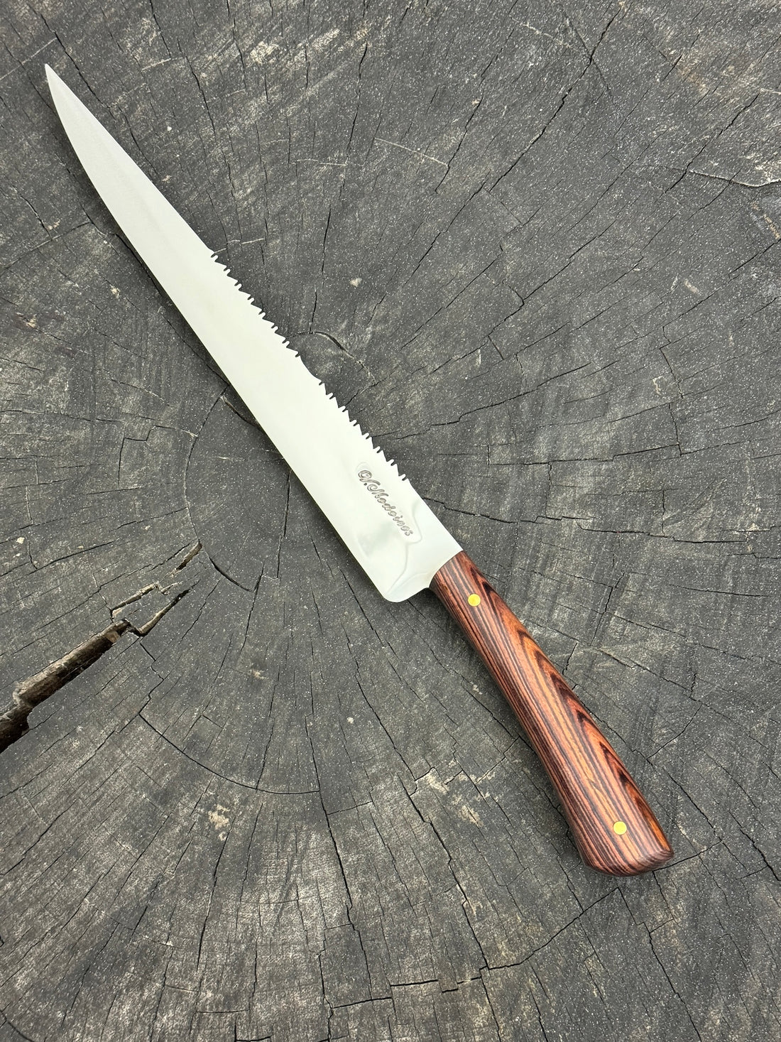 10&quot; Chimango Knife, Native Hardwood, SS440 - 250mm