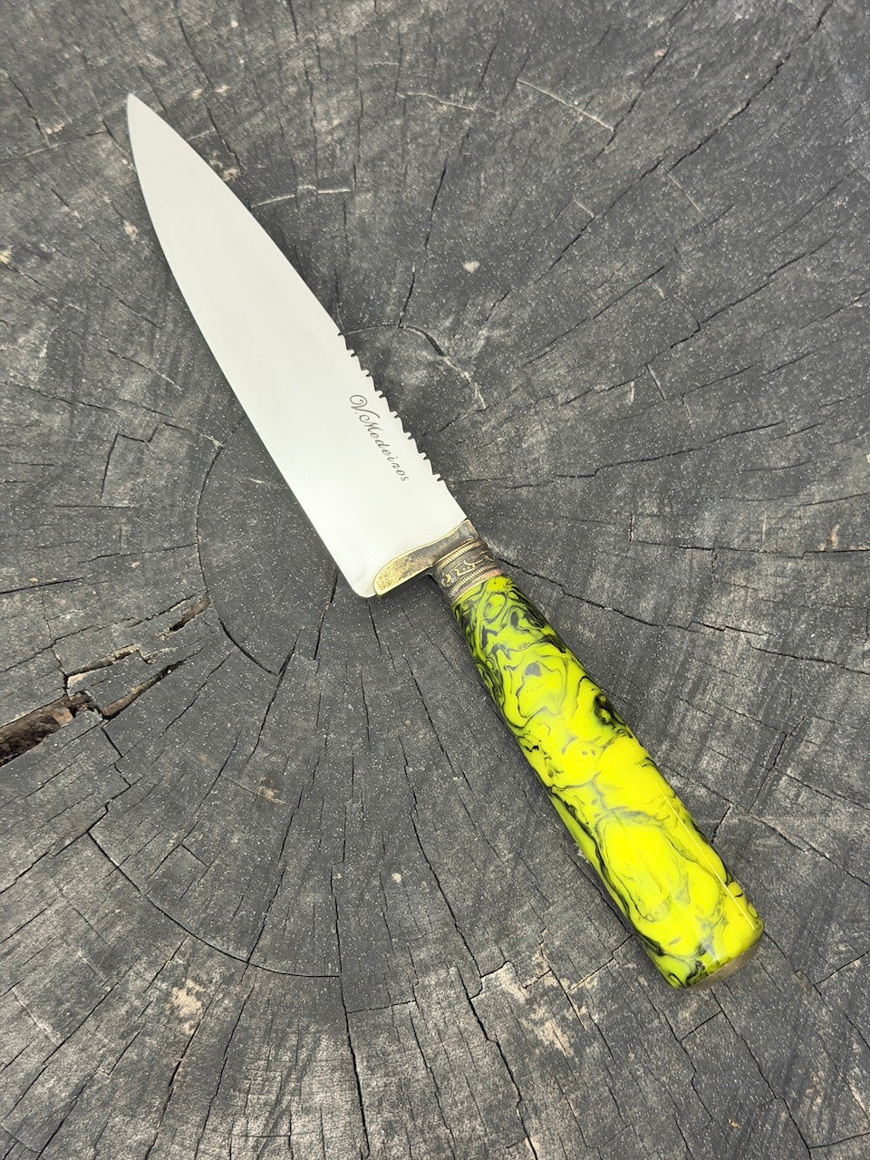 6" Utility Knife, Custom Block, SS440 - 150mm