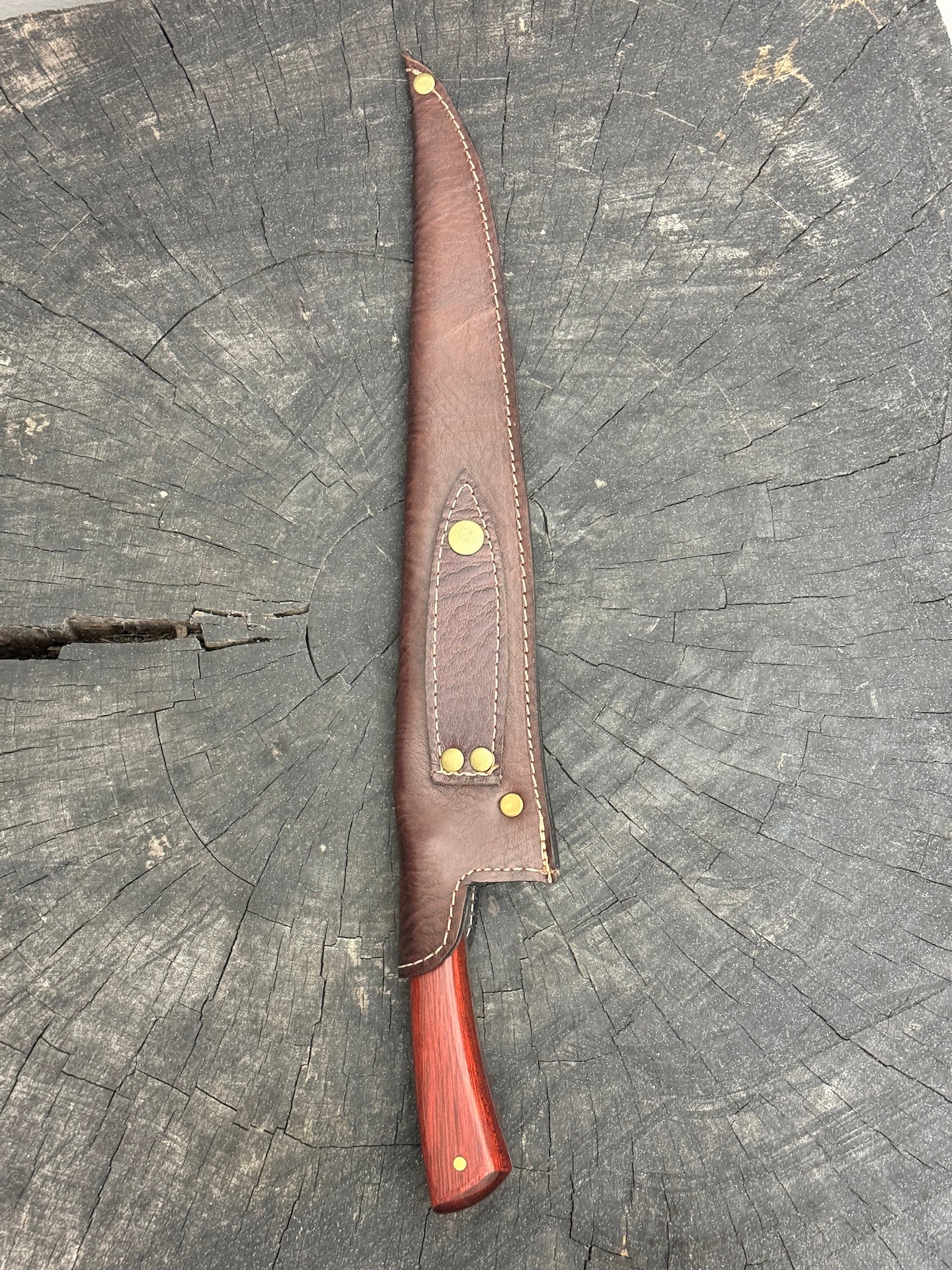 10&quot; Chimango Knife, Native Hardwood, SS440 - 250mm