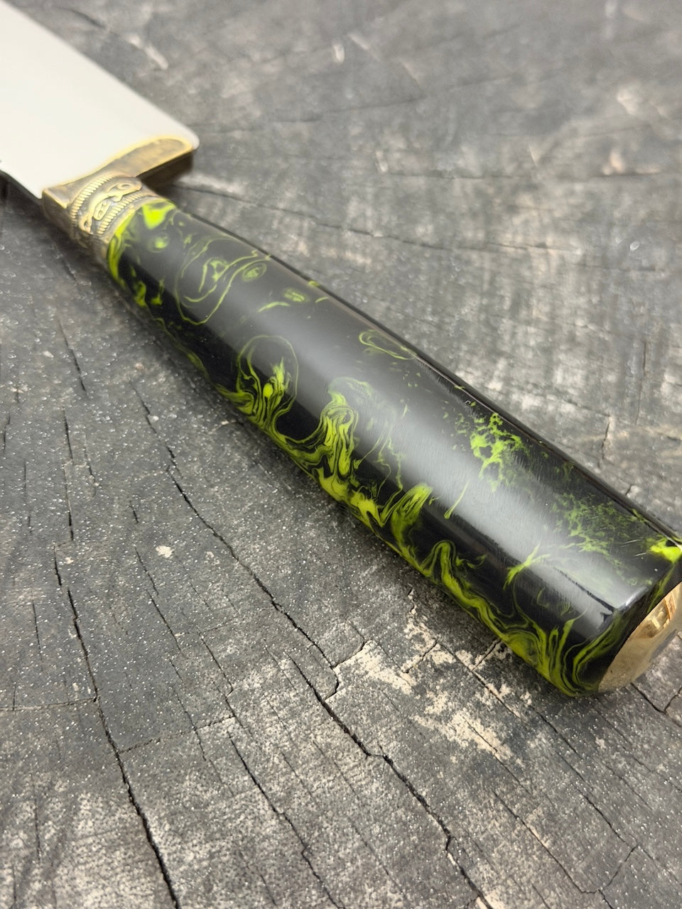 6" Utility Knife, Custom Block, SS440 - 150mm