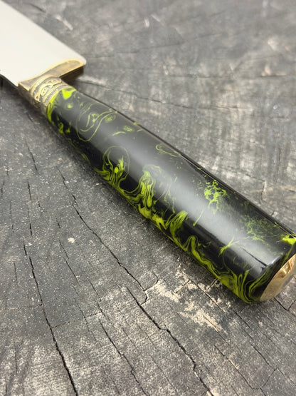 6" Utility Knife, Custom Block, SS440 - 150mm