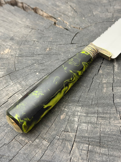 6" Utility Knife, Custom Block, SS440 - 150mm