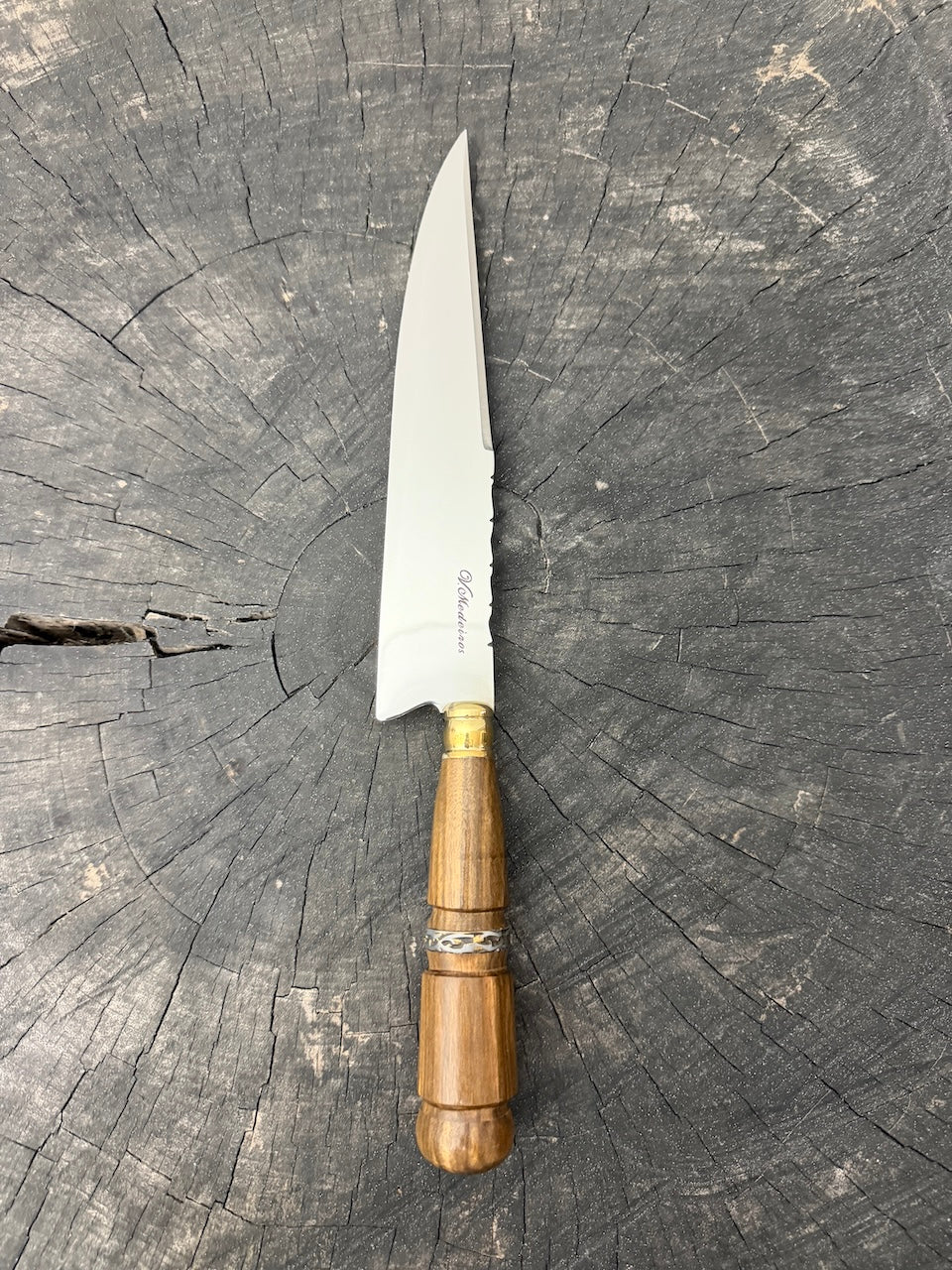 8" Chef Knife, Native Hardwood, SS420 - 200mm