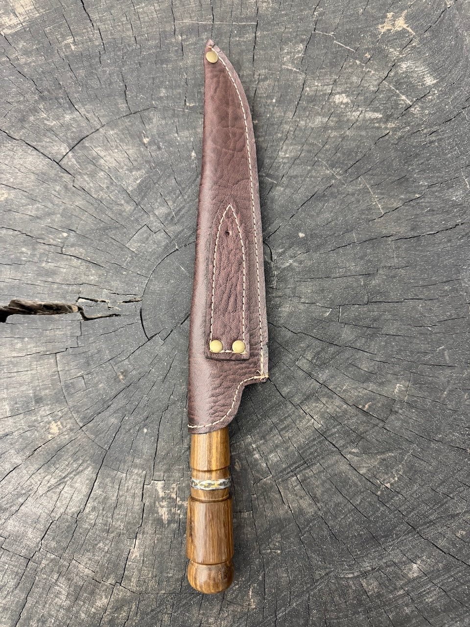 8" Chef Knife, Native Hardwood, SS420 - 200mm