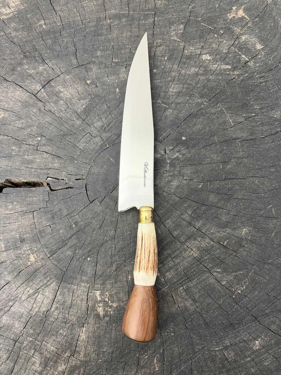 8" Chef Knife, Jacaranda &amp; Deer Antler, SS420 - 200mm