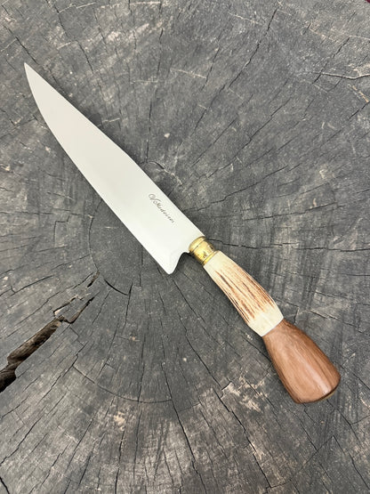 8" Chef Knife, Jacaranda &amp; Deer Antler, SS420 - 200mm