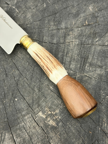 8" Chef Knife, Jacaranda &amp; Deer Antler, SS420 - 200mm