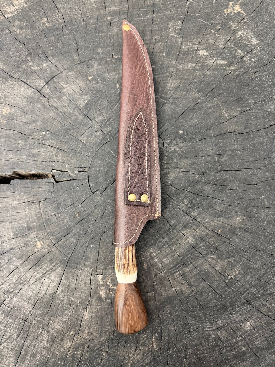 8" Chef Knife, Jacaranda &amp; Deer Antler, SS420 - 200mm