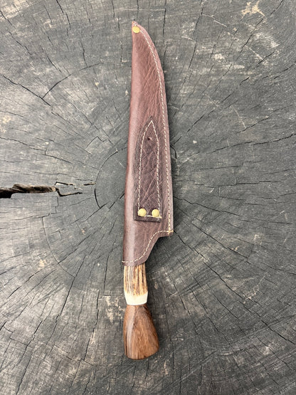 8" Chef Knife, Jacaranda &amp; Deer Antler, SS420 - 200mm