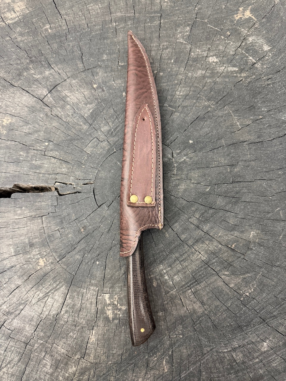 8" Chimango Knife, Micarta Handle, HCS1070 - 200mm