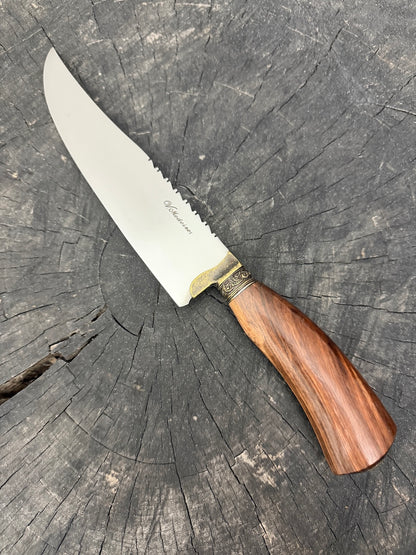 8" Artisan Knife, Jacaranda Hardwood, SS440 - 190mm
