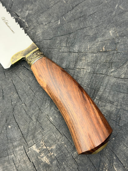 8" Artisan Knife, Jacaranda Hardwood, SS440 - 190mm