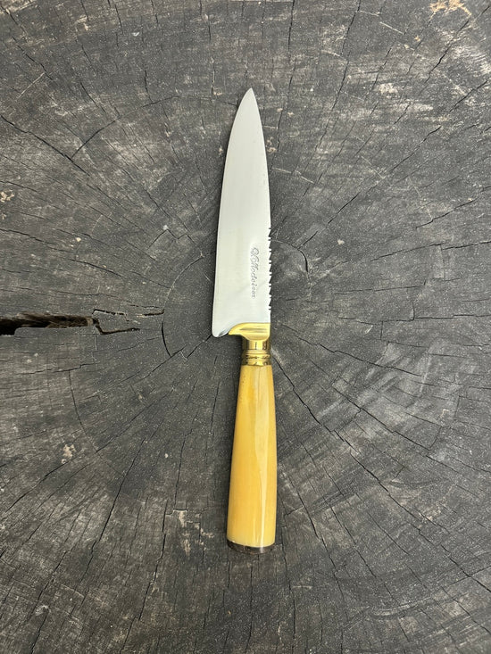 6" Utility Knife, Ostrich Bone SS440 - 150mm