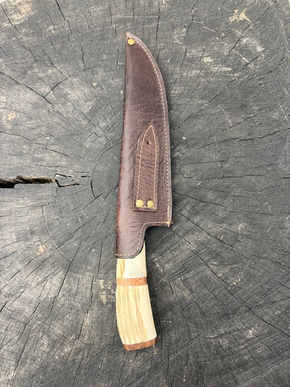 8" Artisan Knife, Deer Antler, SS440 - 210mm