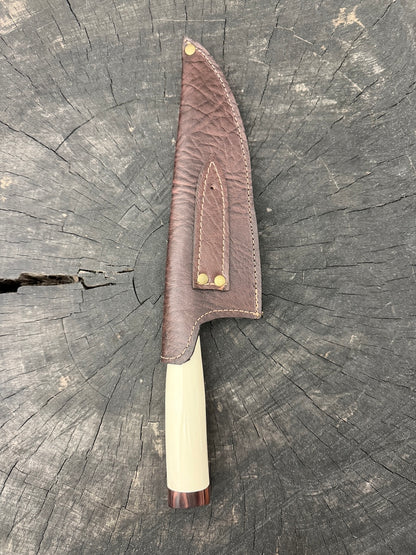 8" Picanha Chef Knife, Ostrich Bone, SS440 - 200mm