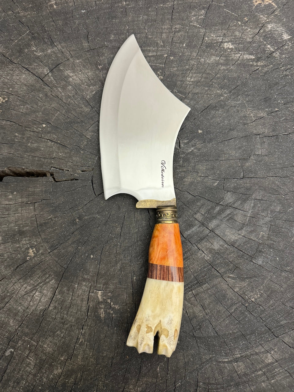 7&quot; Cutelo Wild Cleaver, Bovine Bone, SS440 - 180mm