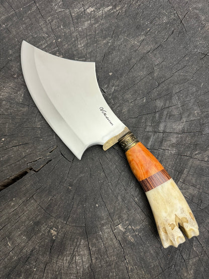 7&quot; Cutelo Wild Cleaver, Bovine Bone, SS440 - 180mm