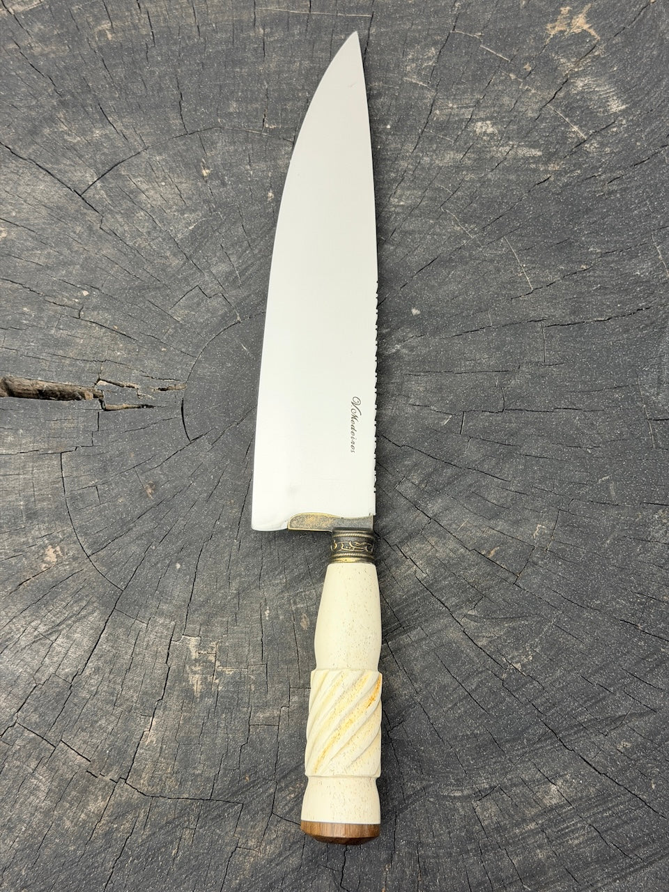 10" Chef Picanha Knife, Ostrich Bone, SS440 - 250mm
