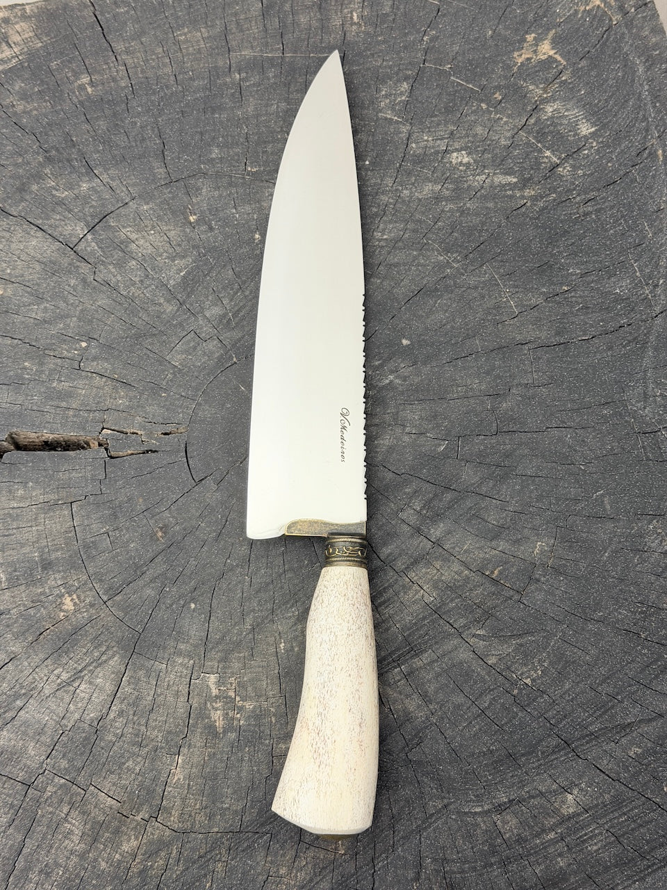 10" Chef Picanha Knife, Whale Rib Bone, SS440 - 250mm