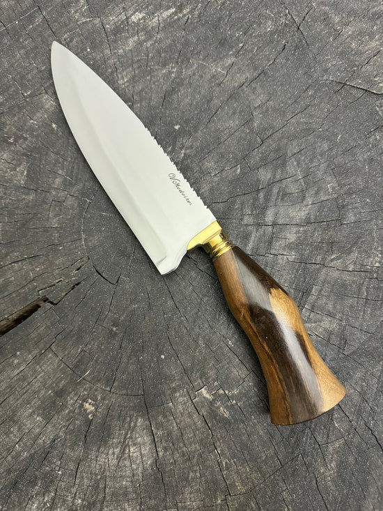 8" Picanha Chef Knife, Native Hardwood, SS440 - 200mm