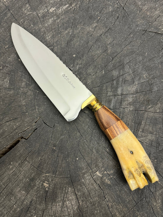 8" Picanha Chef Knife, Bovine Bone, SS440 - 200mm
