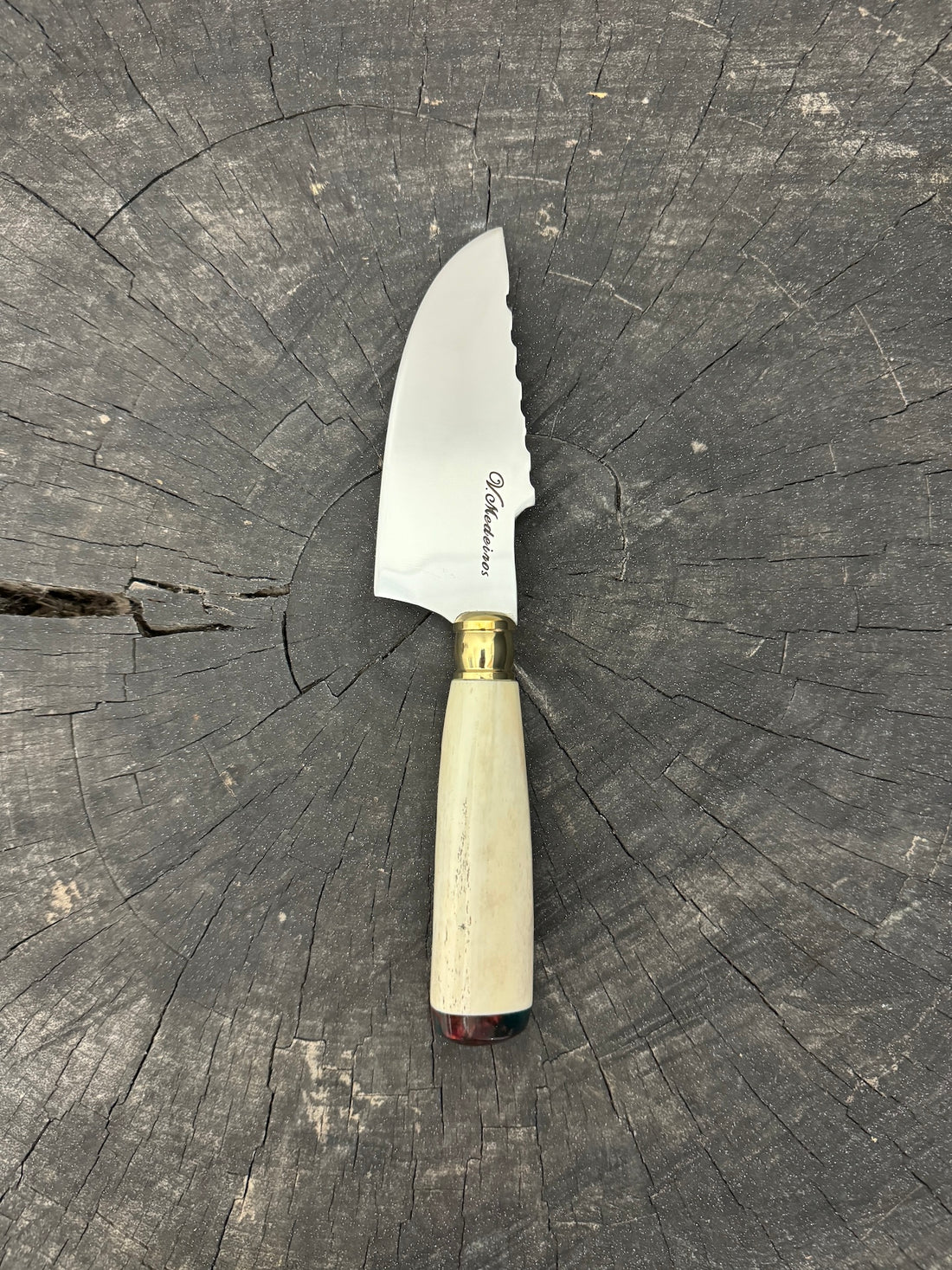 4” Skinner Knife, Ostrich Bone - SS420 - 105mm