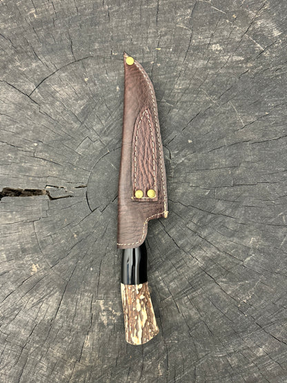 6&quot; Utility Knife, Deer Antler, SS440 - 150mm