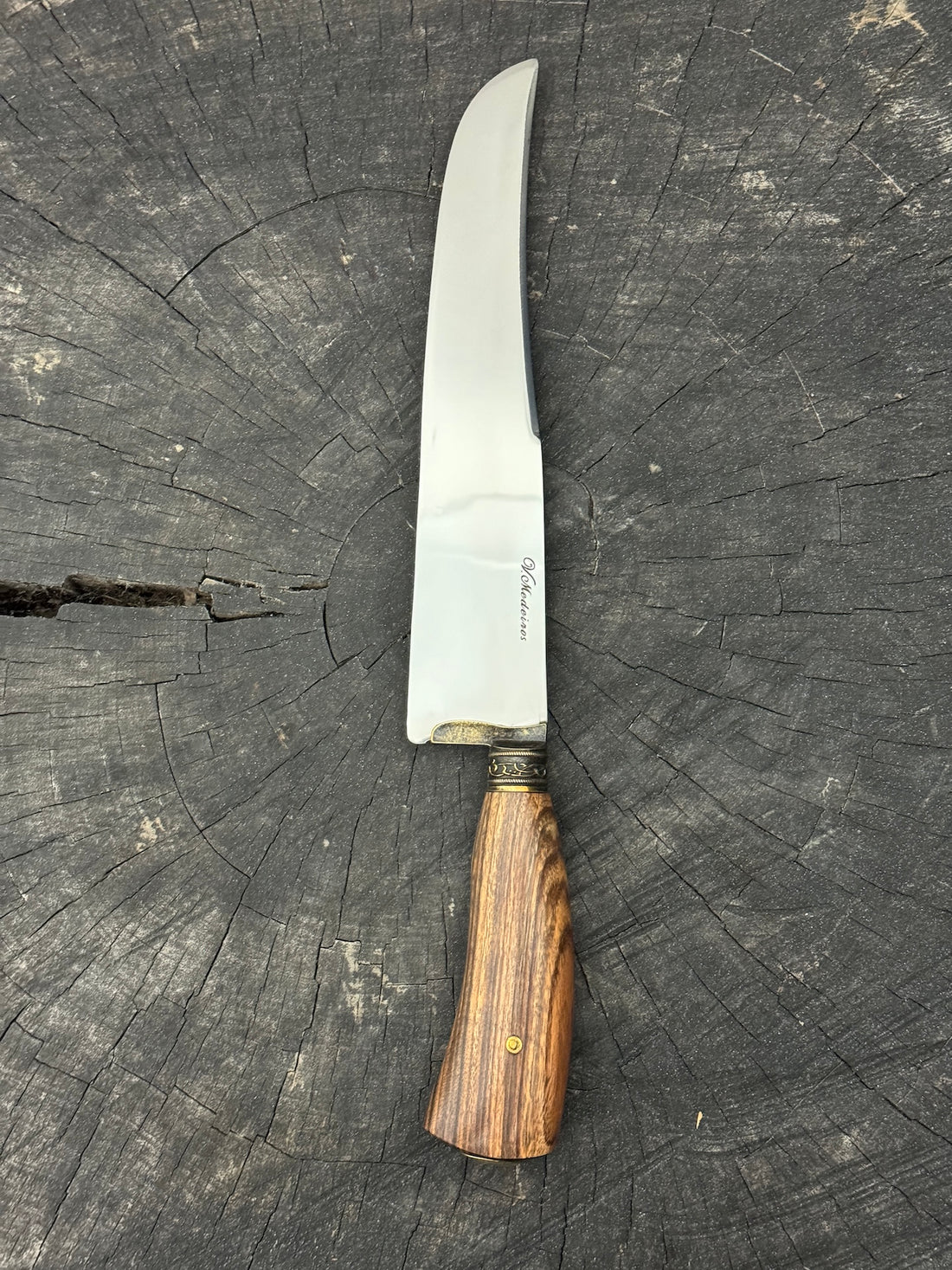 9&quot; Artisan BBQ Knife, Jacaranda Hardwood, SS440 - 230mm