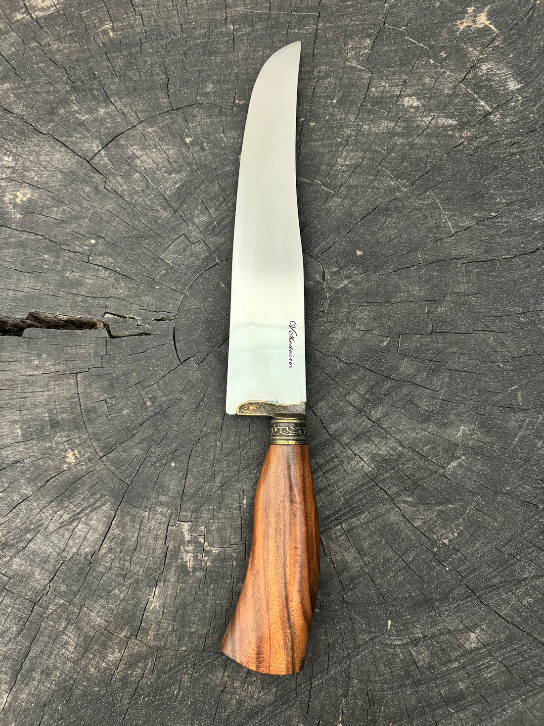 9&quot; Artisan BBQ Knife, Jacaranda Hardwood, SS440 - 230mm