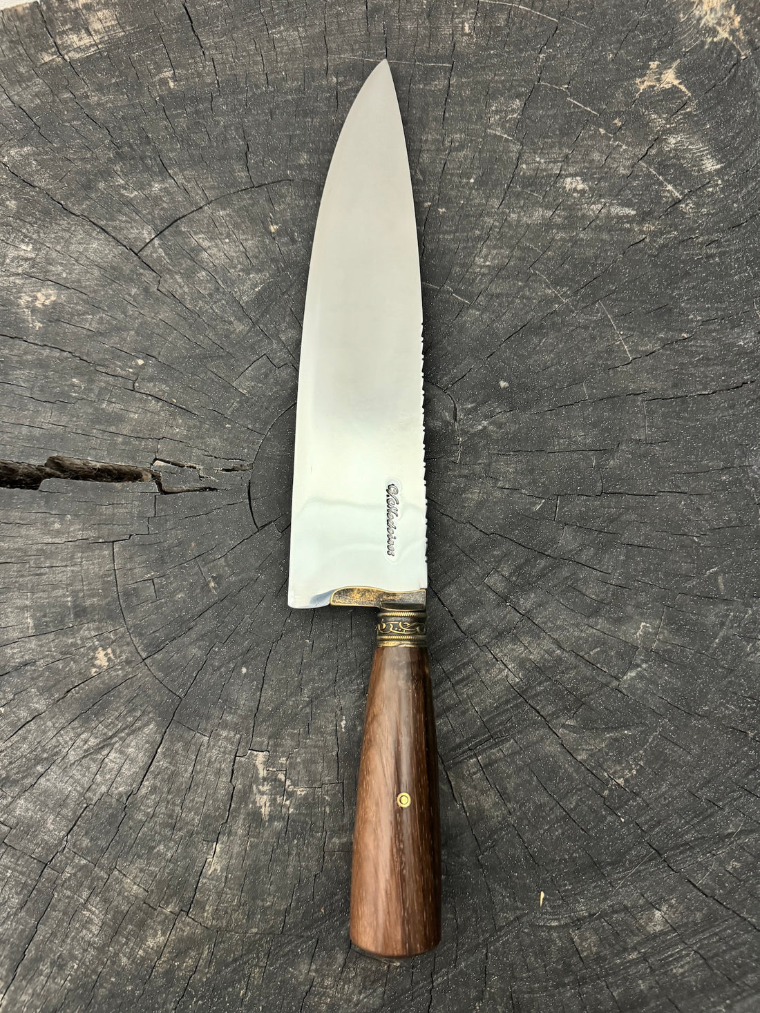 10&quot; Chef Picanha Knife, Native Hardwood, SS440 - 250mm