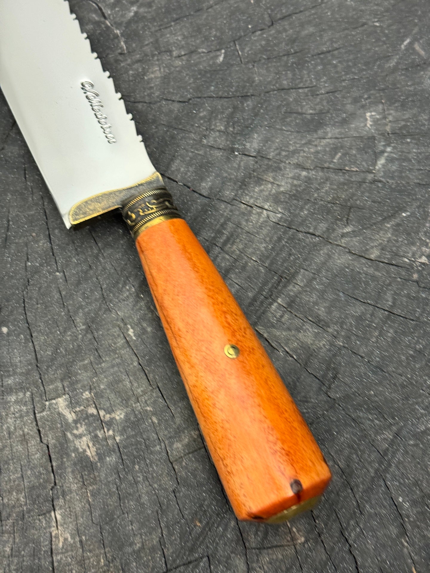 10&quot; Butchers Knife, Cherry Hardwood, SS440 - 250mm