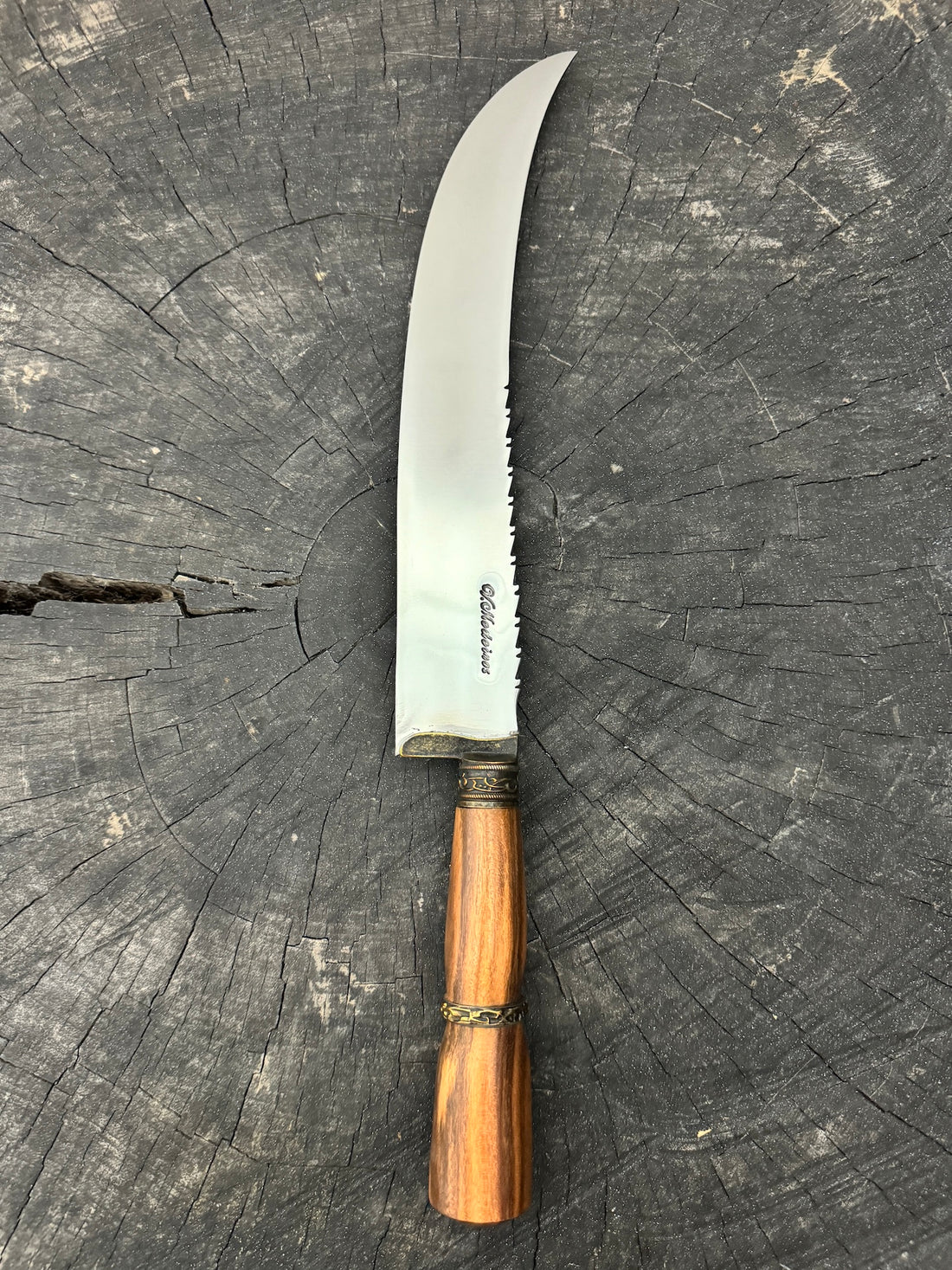 10" Butchers Knife, Jacaranda Hardwood, SS440 - 250mm