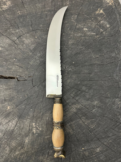 10&quot; Butchers Knife, Native Hardwood, SS440 - 250mm