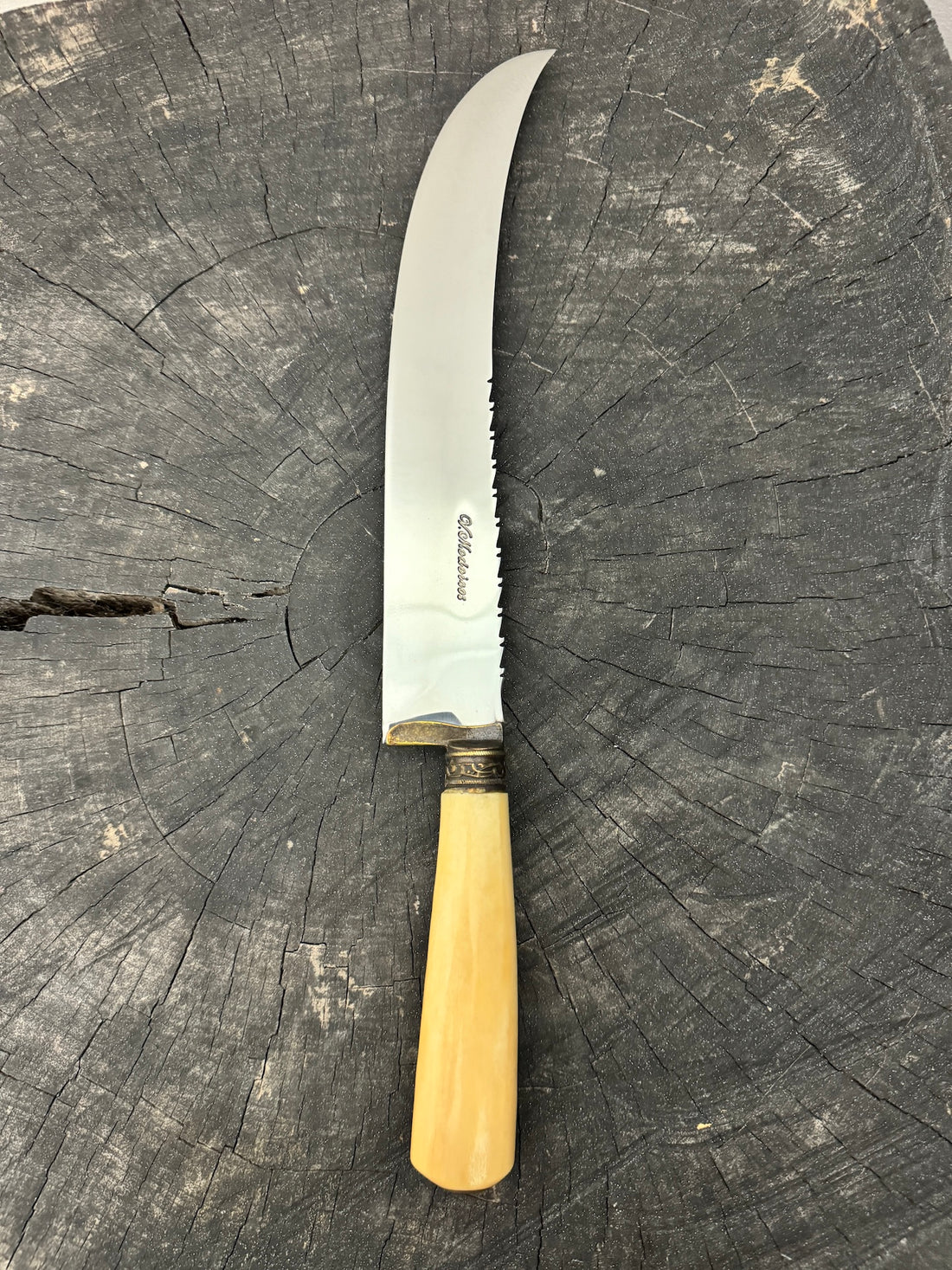 10&quot; Butchers Knife, Ostrich Bone, SS440 - 250mm