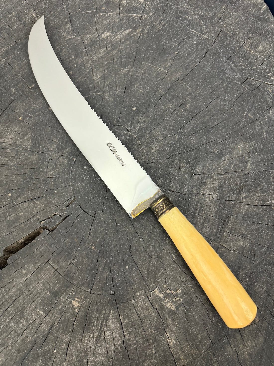 10&quot; Butchers Knife, Ostrich Bone, SS440 - 250mm