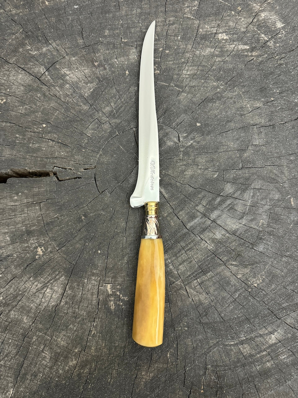 8&quot; Boning Knife, Ostrich Bone, SS420 - 200mm