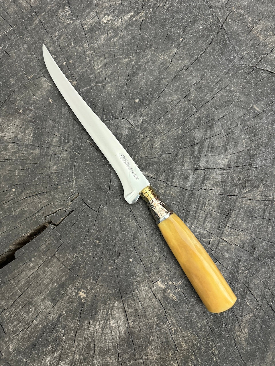 8&quot; Boning Knife, Ostrich Bone, SS420 - 200mm