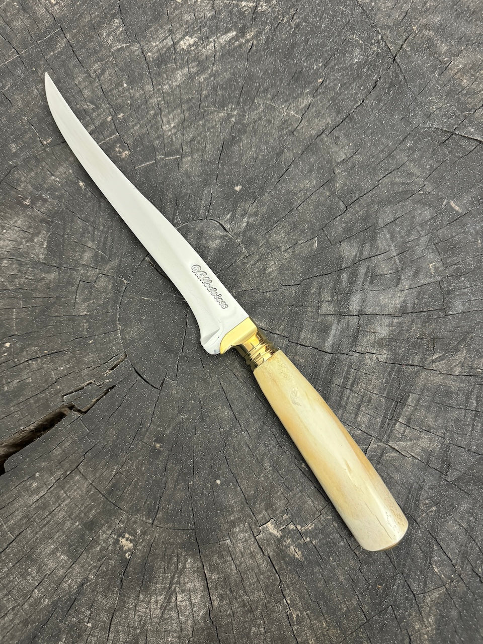 8&quot; Boning Knife, Ostrich Bone, SS420 - 200mm