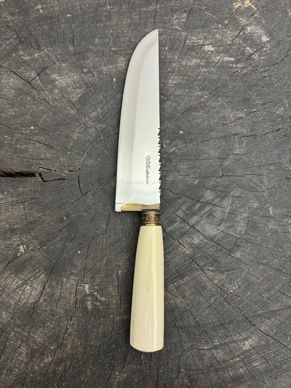 8&quot; Artisan Knife, Ostrich Bone, SS440 - 190mm