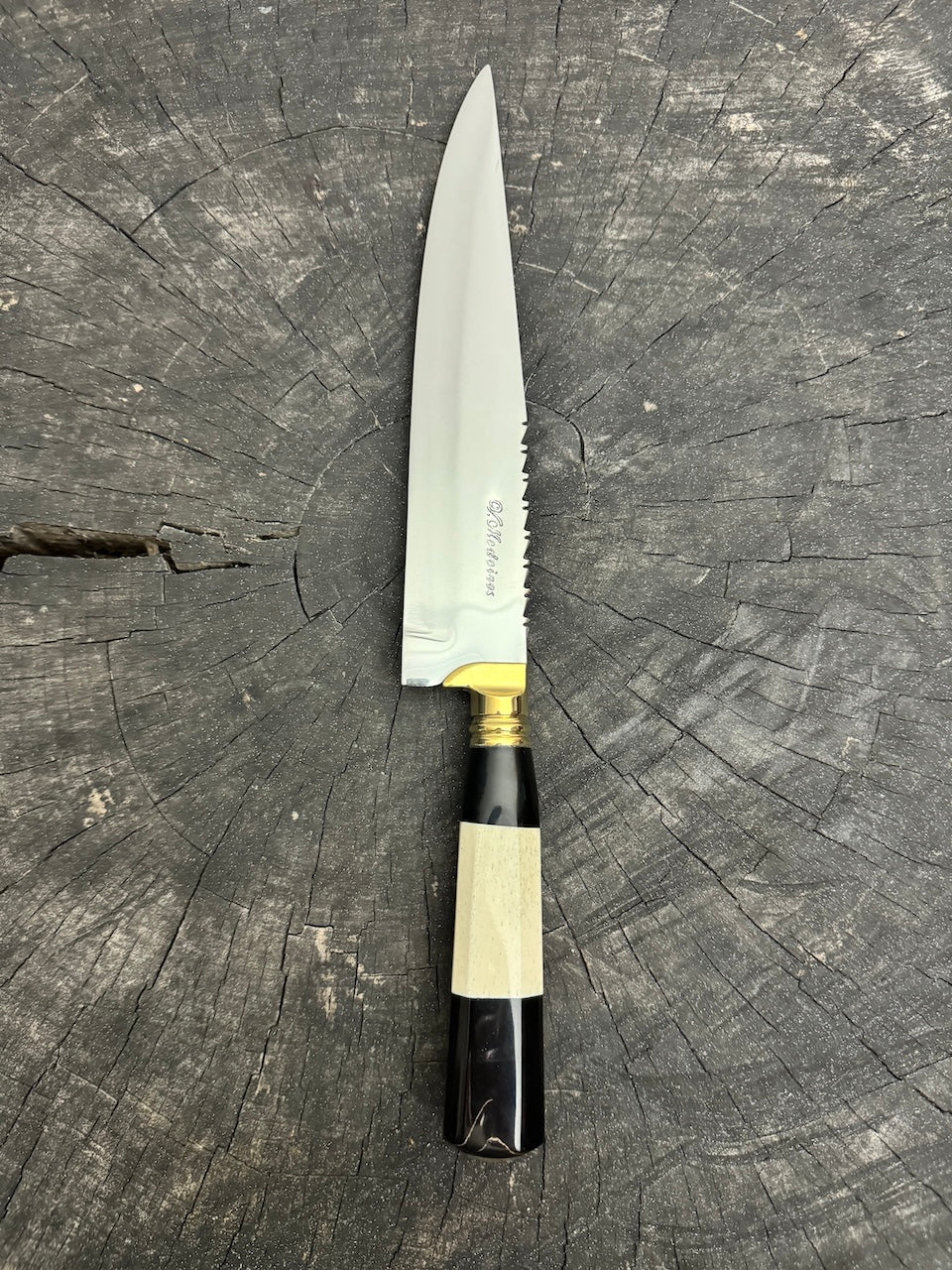 8&quot; Chef Knife, Custom Block, SS420 - 200mm