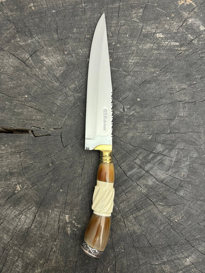 8&quot; Chef Knife, Bull Horn, SS420 - 200mm