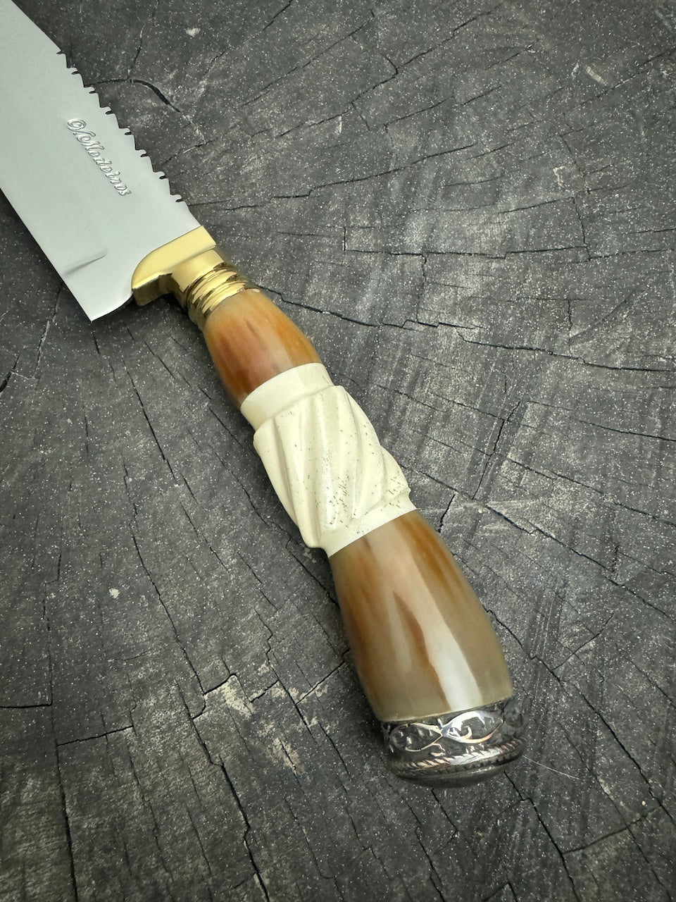 8&quot; Chef Knife, Bull Horn, SS420 - 200mm