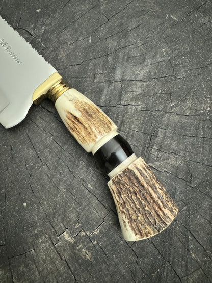 8&quot; Picanha Chef Knife, Deer Antler, SS440 - 200mm