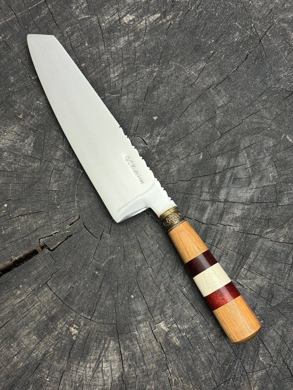 8&quot; Kultura Knife, Native Hardwood, SS440 - 200mm