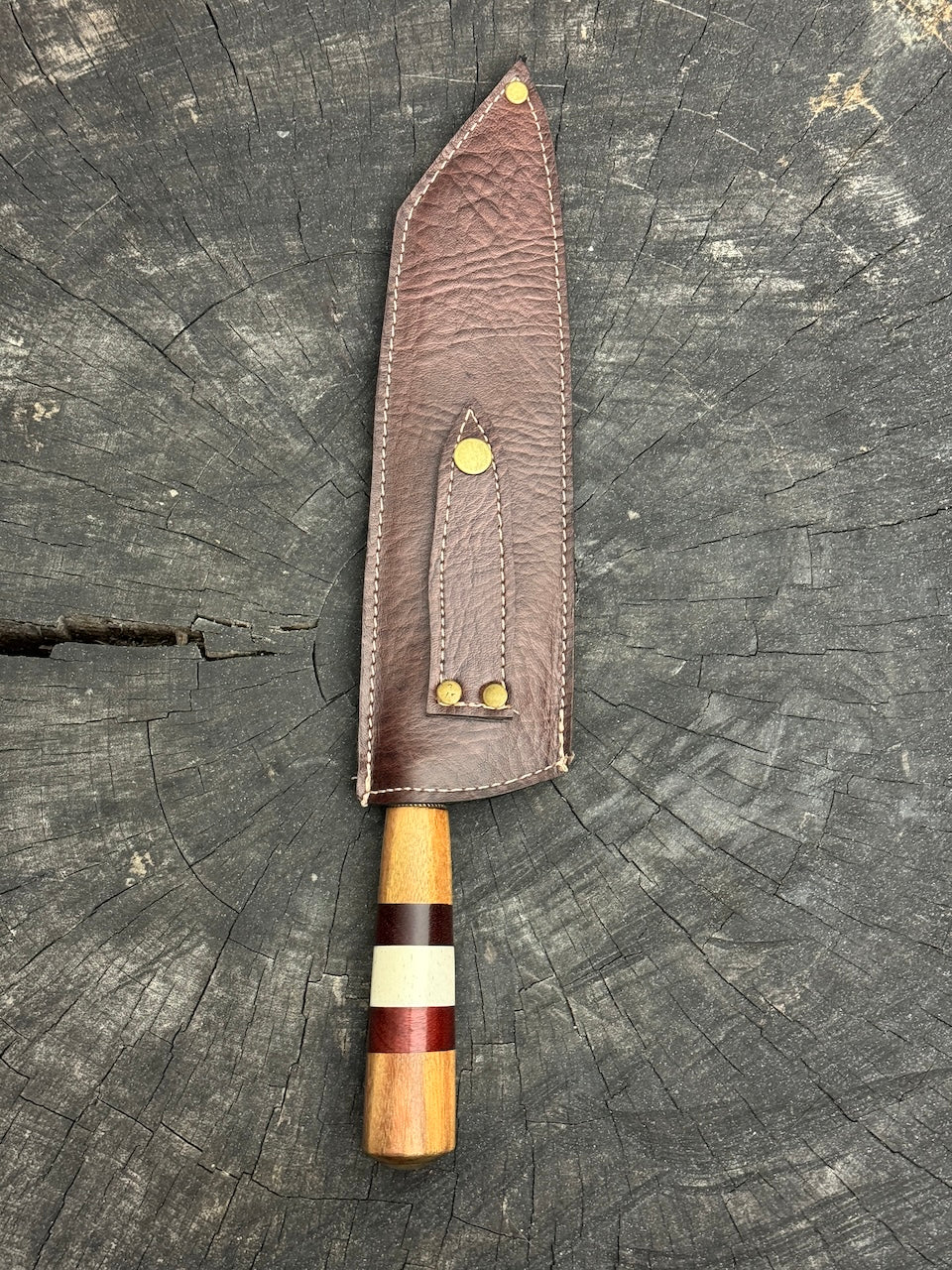 8&quot; Kultura Knife, Native Hardwood, SS440 - 200mm