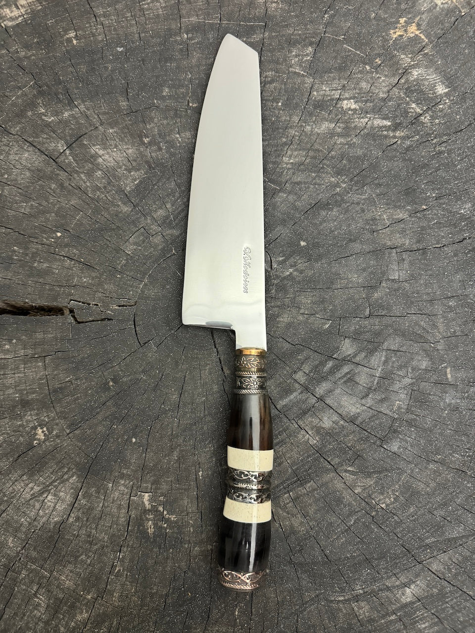 8&quot; Kultura Knife, Bull Horn, SS440 - 200mm