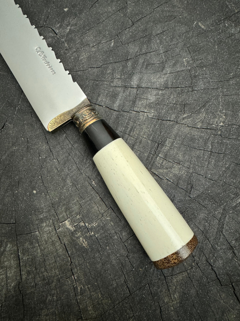 10&quot; Chef Knife, Ostrich Bone, SS420 - 250mm