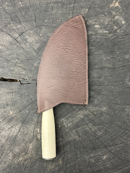 8" Cutelo / Cleaver, Ostrich Bone, SS440 - 190mm