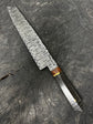 9" Damascus Knife, Curly Maple, GH CS1095 15n20